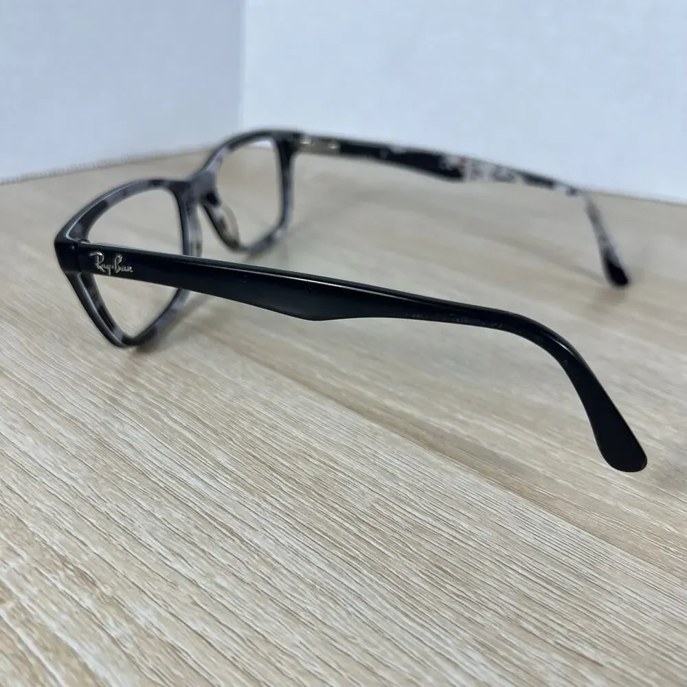 Ray-Ban RB5228 5405 Eyeglasses Rectangle Black Gray 53-17-140 Frames Only